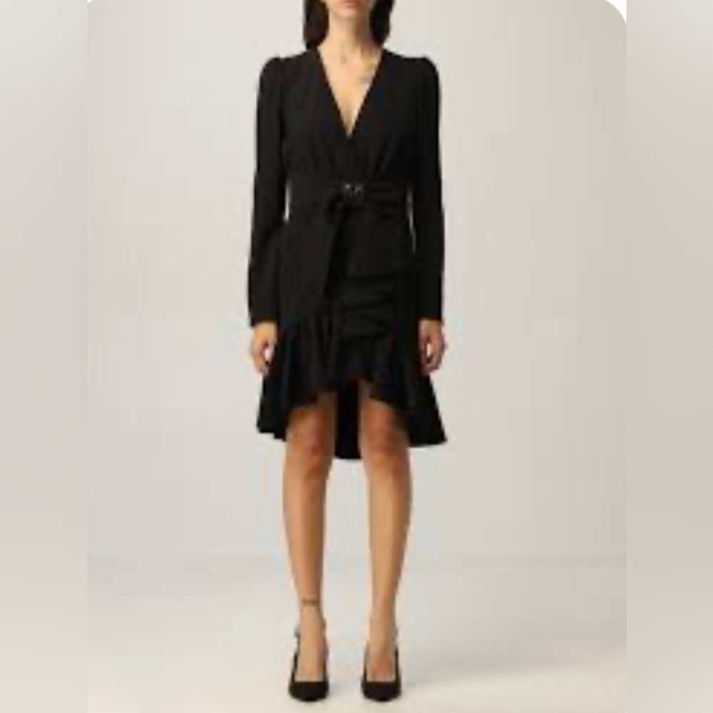 PINKO Mini dress with piercing belt